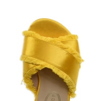 Scoop ženski satenski obrub blanjane klizne sandale