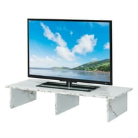 Koncept praktičnosti stalak za TV monitor za televizore prije,bijeli mramor