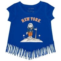 Majica s resama astronauta Njujorški Mets za djevojčice i mlade dječja repa Rojal Njujorški Mets
