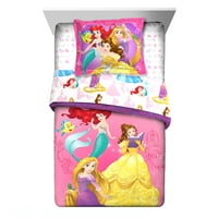 Disney princeza Bedazzling Princess Twin & Full Comforter s Sham, komad