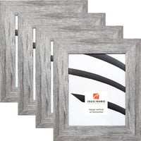 Moderni sivi okvir za fotografije, Set od 4