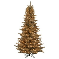 Umjetno božićno drvce od 5,5 ' inča, Topla bijela LED svjetla s tvrdom ljuskom