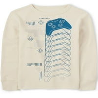 Dječja grafička termička majica s dugim rukavima, veličine xs-xxl
