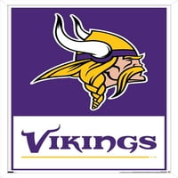 Minnesota Vikings - Poster zida logotipa, 22.375 34