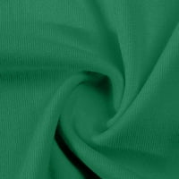 Prevelike majice za žene-radne majice za djevojčice kratkih rukava sa zabavnim printom, vrhovi u zelenoj boji