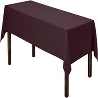 Pravokutni stolnjak u boji patlidžana za stol za noge od perivog poliestera