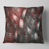 Dizajnerski kristalni kavez s crvenom čeličnom teksturom-apstraktni jastuk-16.16