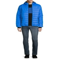 Klimatski koncepti muški kapuljača spušteni izgled jakna, veličine s-xxl