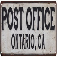 Ontario, Kalifornija metalni Poštanski znak Vintage 108240011137
