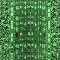 Moderni tepisi br apstraktno smaragdno zeleno, kvadratno 6 stopa