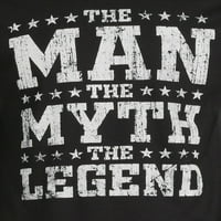 Očev dan muškog i velikog muškog muškarca Myth Legend Grafička majica