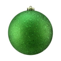 Xmas zeleni holografski sjajni ukras za božićni kuglica 6