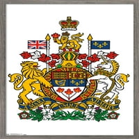 Kanada - zidni plakat s grbom, 22.375 34