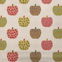 Jednostavno Daisy 14 20 Apple Pattern Unutarnji jastuk za bacanje poliestera na otvorenom, maslina