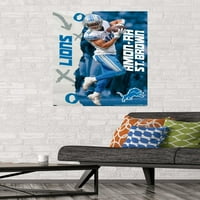 Zidni poster Detroit Lions-Amon-Ra St. Braun, 22.375 34