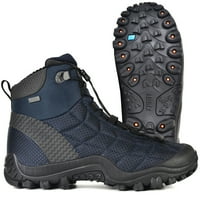 Muške planinarske cipele vodootporne zimske vanjske čizme izolirane tamnoplave veličine 10