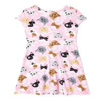 Wonder Nation Girls 'Cat Play haljina, veličine 4- & Plus