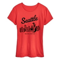 Instant messaging-Seattle, DC - Ženska majica kratkih rukava s uzorkom