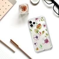 Essentials iPhone Pro Ma futrola za telefon, anemone cvijeće ljubičasta