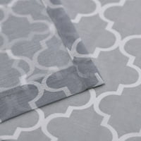 Izvrsne lagane rešetkaste prozirne ploče za zavjese-sive