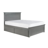 Krevet s platformom s odgovarajućim podnožjem i ladicama s ladicama, Više boja, više veličina