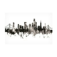 Michael Tompsett 'San Francisco Skyline' Canvas Art
