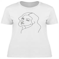 Ženska majica s dizajnom ženskog lica - slika od$$, Ženska Mala veličina