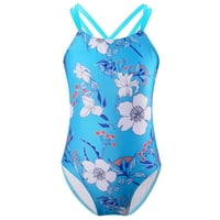 Jednodijelni kupaći kostimi za djevojčice s cvjetnim printom