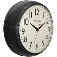 9.5 1950 -ih retro crni futrola Prenosi stakleni sat