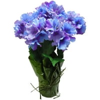 Uskrsni dekor plava hortenzija u loncu