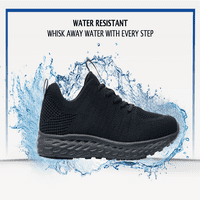 Cipele za posadu A. M. Muške radne cipele protiv klizanja vodootporne crne veličine 10,5