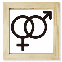 Rodne razlike ravnopravnost muškaraca i žena Dugin kvadratni okvir za slike zidni Stolni zaslon