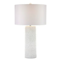 Stolna svjetiljka od 29,75 inča visoka s 1 žaruljom-bijela
