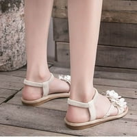 Ženske ljetne sandale u donjem rublju, moderne Ležerne ravne cipele s otvorenim prstima s cvjetnim uzorkom, sjajni pokloni za manje
