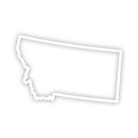 Montana cut stamp cut naljepnica - samoljepljivi vinil - otporan na vremenske uvjete-Proizvedeno u SAD-u-mnoge boje i veličine-AUD