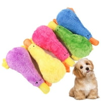 Igračka za žvakanje pasa otporna na ugrize udobna Plišana igračka u obliku patke iz crtića igračka za ugriz kućnih ljubimaca