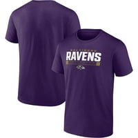 Muški fanatici markirani purple baltimore gavrani idu na majicu Bat