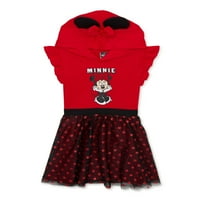 Minnie Mouse Girls s kapuljačom cosplay haljina, veličine 4-16