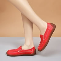 Ženske cipele prozračne obične ravne cipele s okruglim nožnim prstima udobne Ležerne tanke cipele bez zatvaranja modne cipele