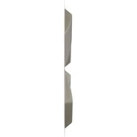 Ekena Millwork 5 8 W 5 8 H Bradley Endurawall Dekorativna 3D zidna ploča, teksturirana metalna srebro