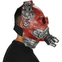 Crvena maska za odrasle steam punk pribor za Noć vještica