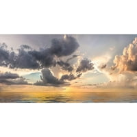 Kalashibetta, Mike Black uokvirena suvremena muzejska umjetnička gravura pod nazivom Nebeski zalazak sunca