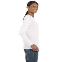 Ženska majica s dugim rukavima od teškog pamuka u donjem dijelu