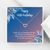 Anavia Happy 18. rođendan pokloni od nehrđajućeg čelika Modna ogrlica za rođendan Nakit za djevojku, rođendanski poklon za kćer-
