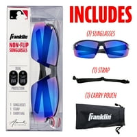 Franklin Sports MLB Sunčane naočale za bejzbol - Sunčane sunčane naočale za bejzbol + softball za djecu i odrasle - Lagane sportske