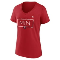 Ženska majica s izrezom u obliku slova M.