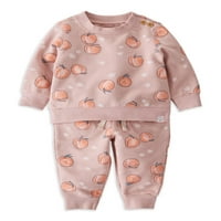 Mala planeta Carterove organske odjeće za djevojčice Set novorođenčeta- mjeseci