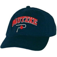 Mornarsko plavi šešir s opuštenim logotipom u stilu