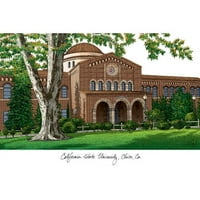 Slike kampusa Sveučilišta Purdue litografski pečat