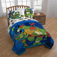 Tinejdžerski mutant ninja kornjače ustaju noćni trčanje dvostruki krevet set